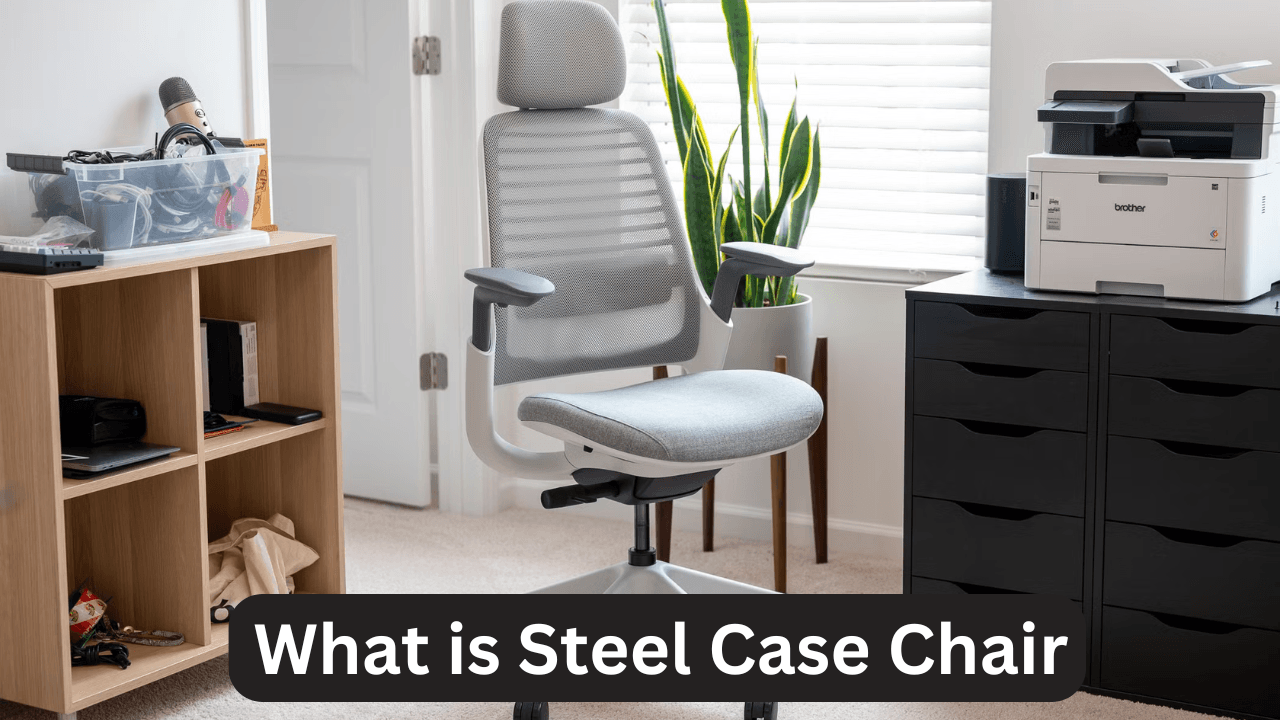 Steelcase office chair, designed for ergonomic comfort and workplace efficiency.